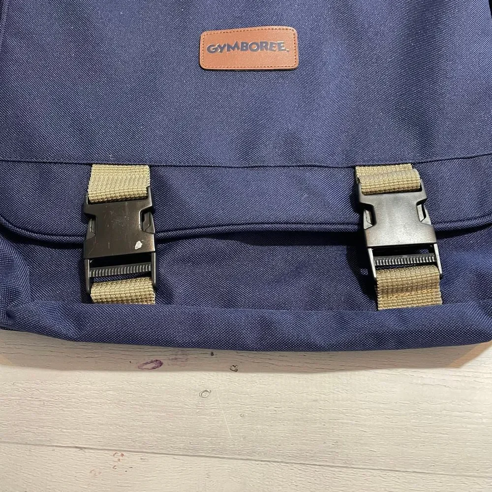 Gymboree‎ navy blue canvas messenger bag NEW